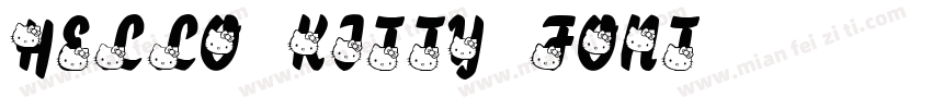 HELLO KITTY FONT字体转换